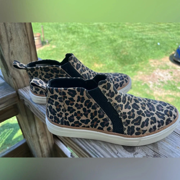Cheetah Print Toms Booties 8.5 - Picture 4 of 6